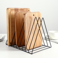 Подставка под разделочные доски Доляна «Лофт», 26×18×21, чёрная