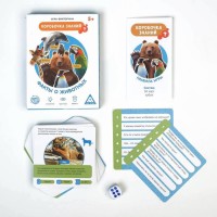 Настольная игра-викторина «Коробочка знаний. Факты о животных», 50 карт, кубик, 5+