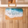 Коврик для ванной Этель "Waves", 80х50 см, велюр