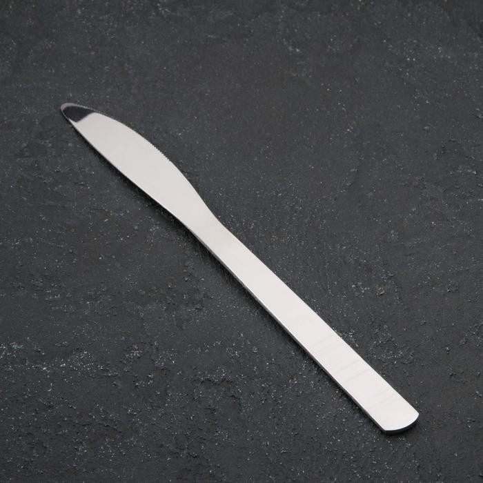 Нож столовый Доляна «Равингтон», h=22,3 см, цвет серебряный