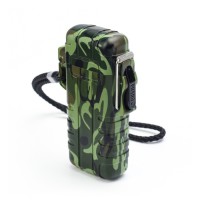 Зажигалка электронная «Турист», дуговая, влагозащита, камуфляж, от USB