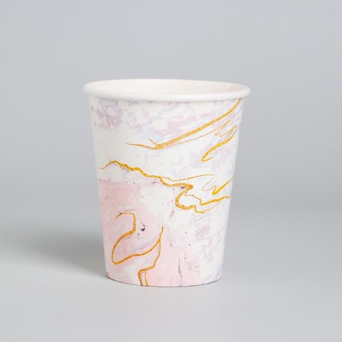 Стакан бумажный «Мрамор», 250 мл