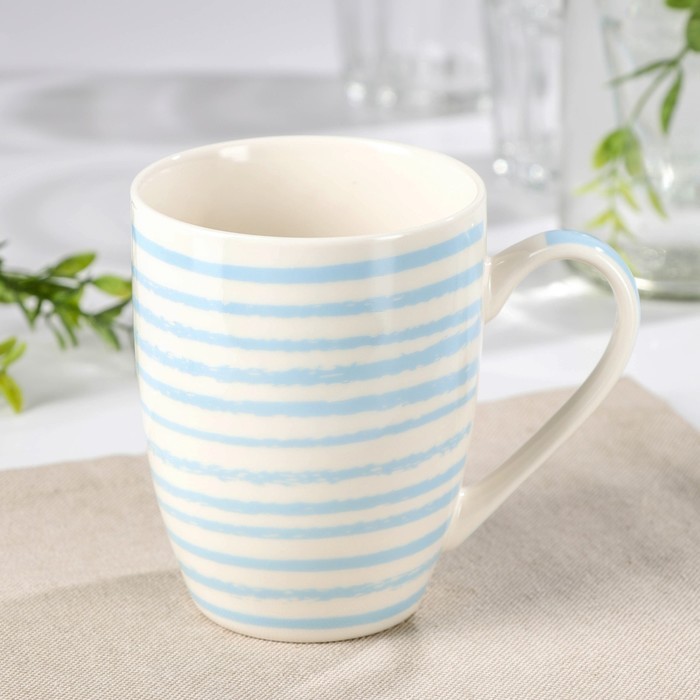 Кружка Доляна «Птица в цвета×», 350 мл, 11,8×8,2×10,5 см