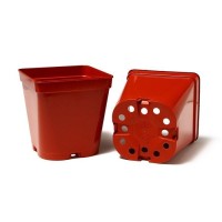 Горшок для рассады, 3 л, 16 × 16 × 16 см, терракотовый, Greengo