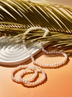 Набор детский «Выбражулька» 3 предмета: бусы, 2 браслета, d=6 см бусинки