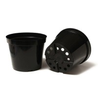 Горшок для рассады, 15 л, 32 × 24 см, чёрный, Greengo