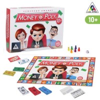 Настольная экономическая игра «MONEY POLYS. Семейный бюджет», 240 банкнот, 10+