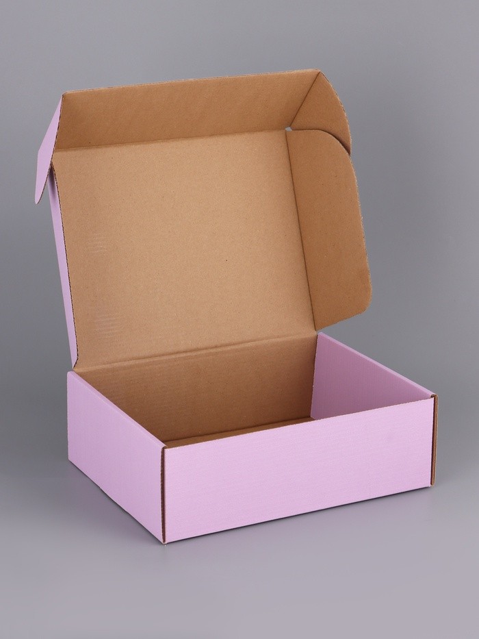 Коробка складная «Лавандовая», для подарков, хранения и отправки посылок, 27×21×9 см