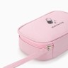 Косметичка-аптечка дорожная на молнии, с ручкой, Medicine bag, розовая