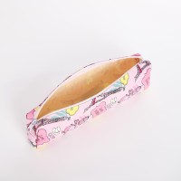 Косметичка-пенал на молнии, цвет розовый