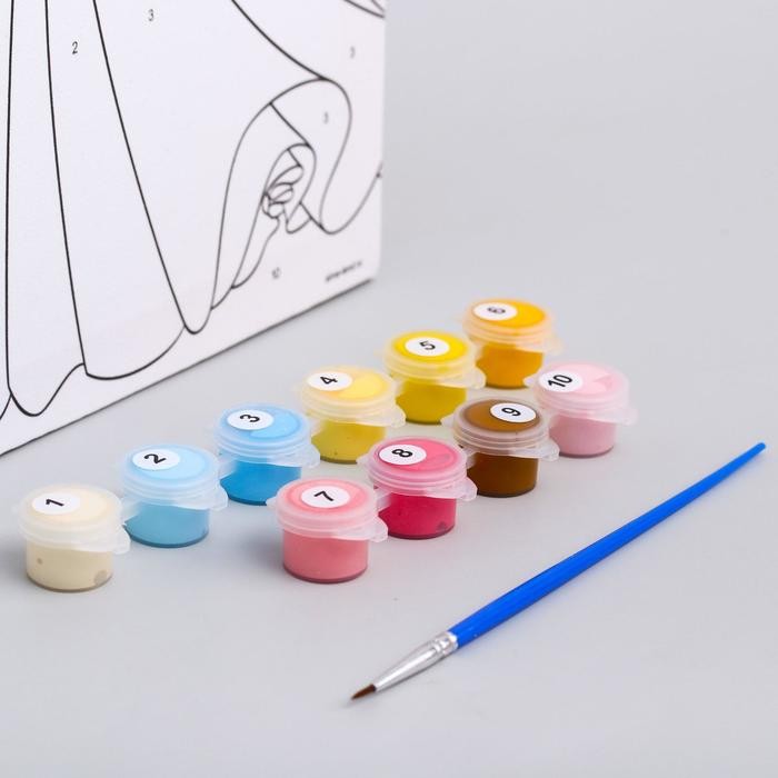 Картина по номерам для детей «Принцессы», 20 х 30 см