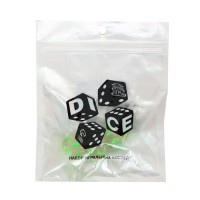 Астрологические кубики для гадания "Время игры", 3 шт, зеленые