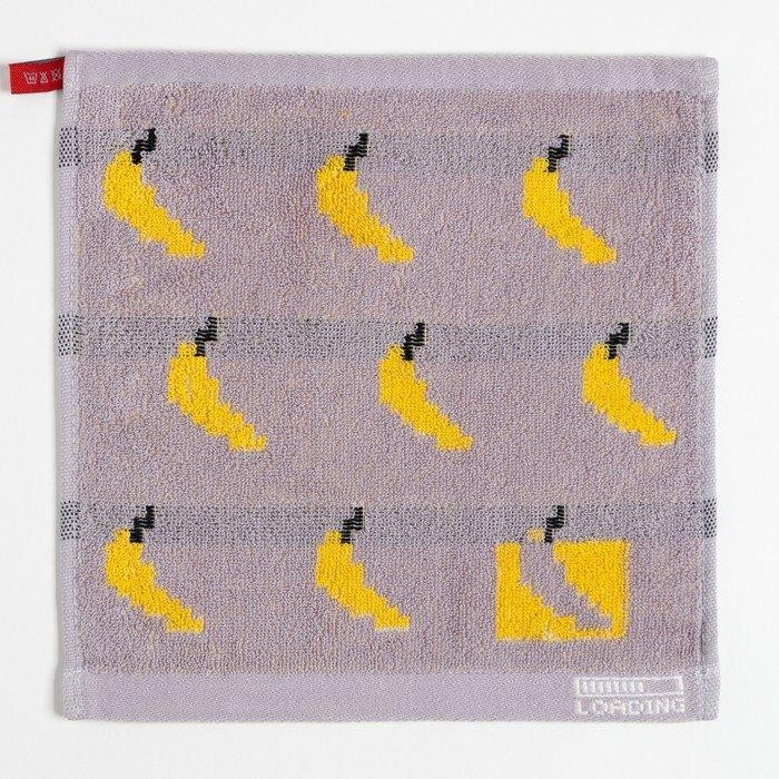 Полотенце кухонное Этель Бананы цв. серый, 25*25 см 100% хлопок