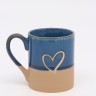 Кружка чайная керамическая «Любовь», 350 мл, ручная работа