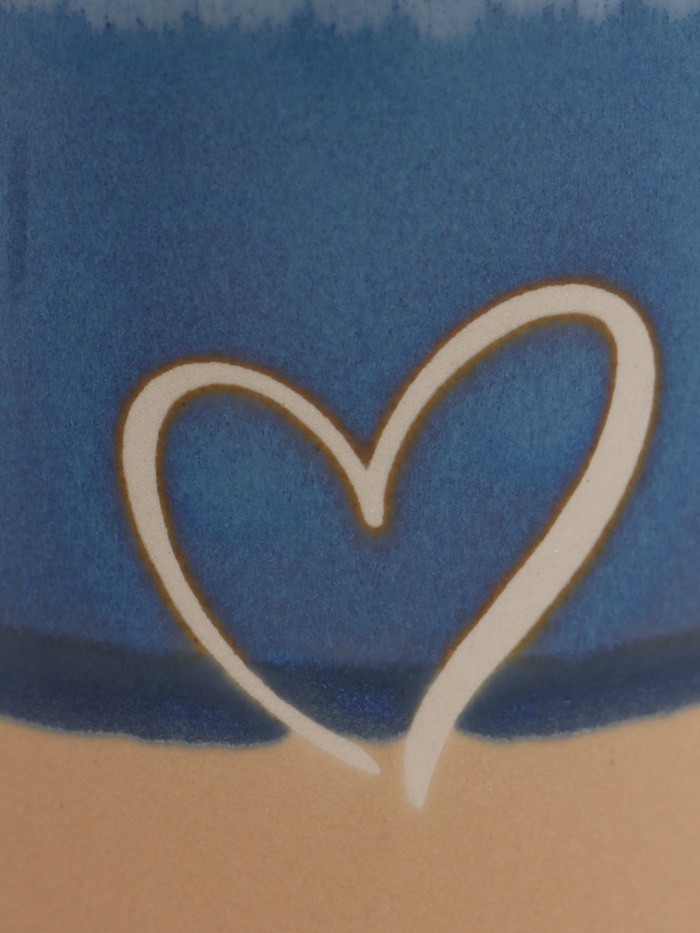 Кружка чайная керамическая «Любовь», 350 мл, ручная работа