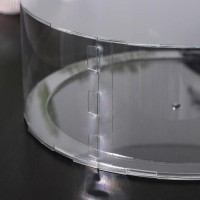 Фальшярус для торта, цилиндр, d=15 см, h=12 см, цвет прозрачный