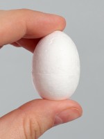 Яйцо из пенопласта (набор 12 шт.), размер 1 шт. 2.5×4