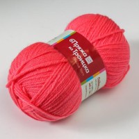 Пряжа "Подмосковная" 50% шерсть, 50% акрил 250м/100гр (05, голубой)