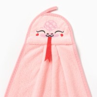 Кухонное полотенце новогоднее Доляна "Змея" 24х38 см, 280г/м2 микрофибра,100%п/э