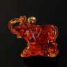 Сувенир "Слон", 4 см, янтарь