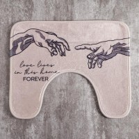 Коврик для ванной «Этель» Forever, 50×40 см, велюр