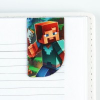 Закладки магнитные для книг, 4 шт. «Пиксели»