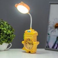 Настольная лампа "Динозаврик" LED 3Вт от батареек АА/USB желтый 4х12х35 см RISALUX