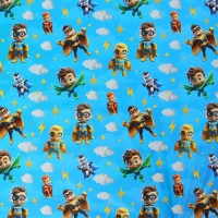 Бумага упаковочная, глянцевая «Супергерои» 70×100 см