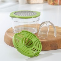 Соковыжималка "Freshbo" с контейнером и насадкой, цвет зеленый