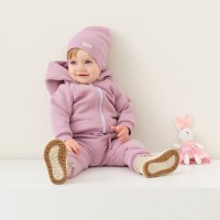 Костюм: толстовка и брюки Крошка Я, BASIC LINE, рост 80-86 см, цвет розовый