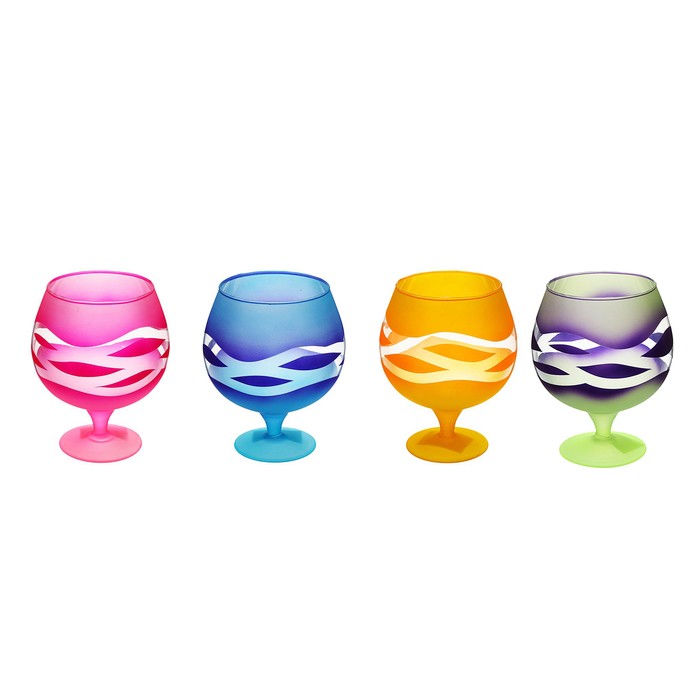 Ваза "Фентези" бренди бокал на ножке 2 л 20см МИКС Ваза "Фентези" бренди бокал на ножке 2 л 20см МИКС