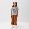 Футболка детская KAFTAN Love р.30 (98-104 см), серый