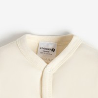 Комбинезон Крошка Я "Merry Xmas", рост 74-80 см, цвет бежевый