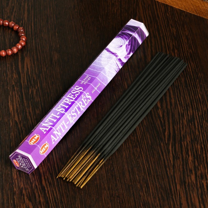 Благовония "HEM Antistress" (Антистресс), шестигранник, 20 палочек