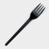 Вилки одноразовые Не ЗАБЫЛИ!, набор 6 шт., пластик, 15.5 см, столовая, чёрная
