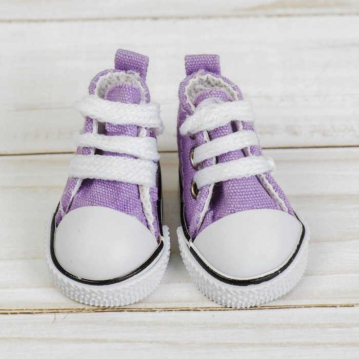 Кеды для кукол, длина подошвы 5 см, цвет белый