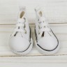 Кеды для кукол, длина подошвы 5 см, цвет белый
