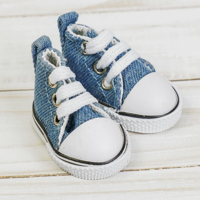 Кеды для кукол, длина подошвы 5 см, цвет белый