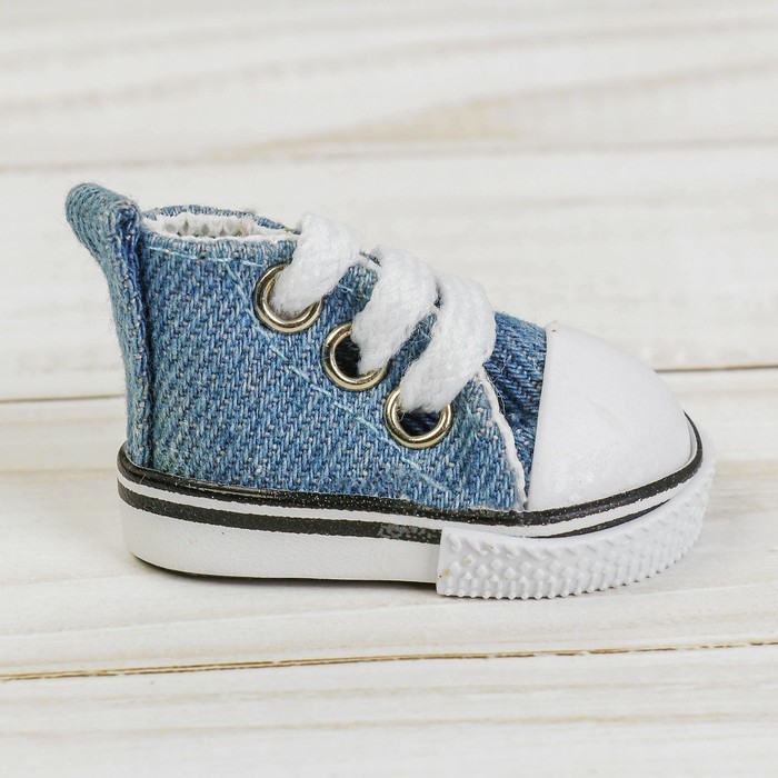 Кеды для кукол, длина подошвы 5 см, цвет белый