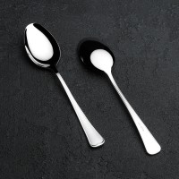 Ложка десертная Garde (Нытва) «Мондиал», h=17 см, толщина 2,5 мм, цвет серебряный