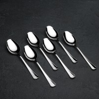 Ложка десертная Garde (Нытва) «Мондиал», h=17 см, толщина 2,5 мм, цвет серебряный