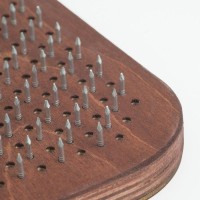 Доска "Садху. Мандала" для йоги, с гвоздями, 2 шт, шаг 10 мм, 33 х 15 см