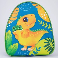 Рюкзак детский «Динозавр», 23×20,5 см, отдел на молнии