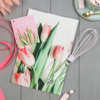 Набор подарочный «Весеннее настроение» полотенце 40х73 см, венчик кухонный.