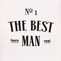 Пакет подарочный ламинированный The Best man,13×23×7 см