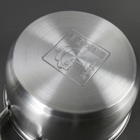 Кастрюля Доляна «Гретте», 2,3 л, d=18 см, стеклянная крышка, капсульное дно