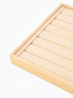 Подставка для украшений QF 7 полос, 35×24×3, цвет бежевый