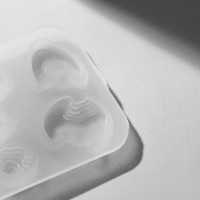 Молд для украшений из эпоксидной смолы QF, силикон, 9 форм, 6×9 см, прозрачный