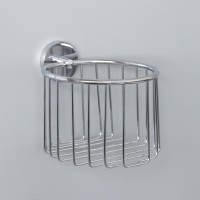 Держатель для туалетной бумаги, 14×16×13 см, цвет хром