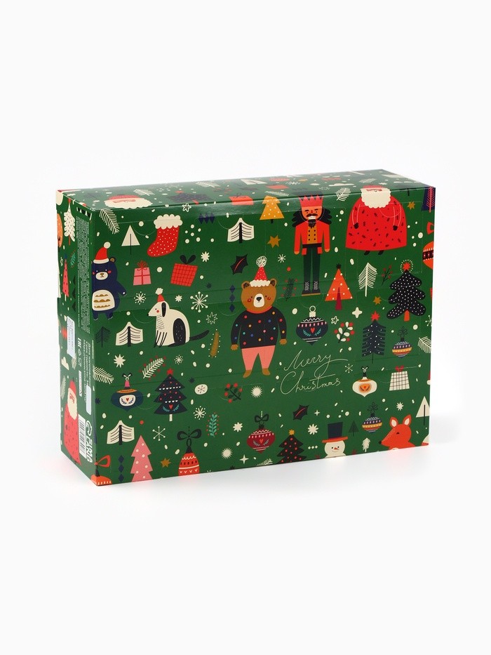 Чай подарочный адвент-календарь «Счастливого Рождества», 215 г Чай подарочный адвент-календарь «Счастливого Рождества», 215 г